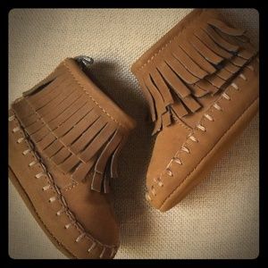 Old Navy Hightop Tan Baby Moccasin Boots